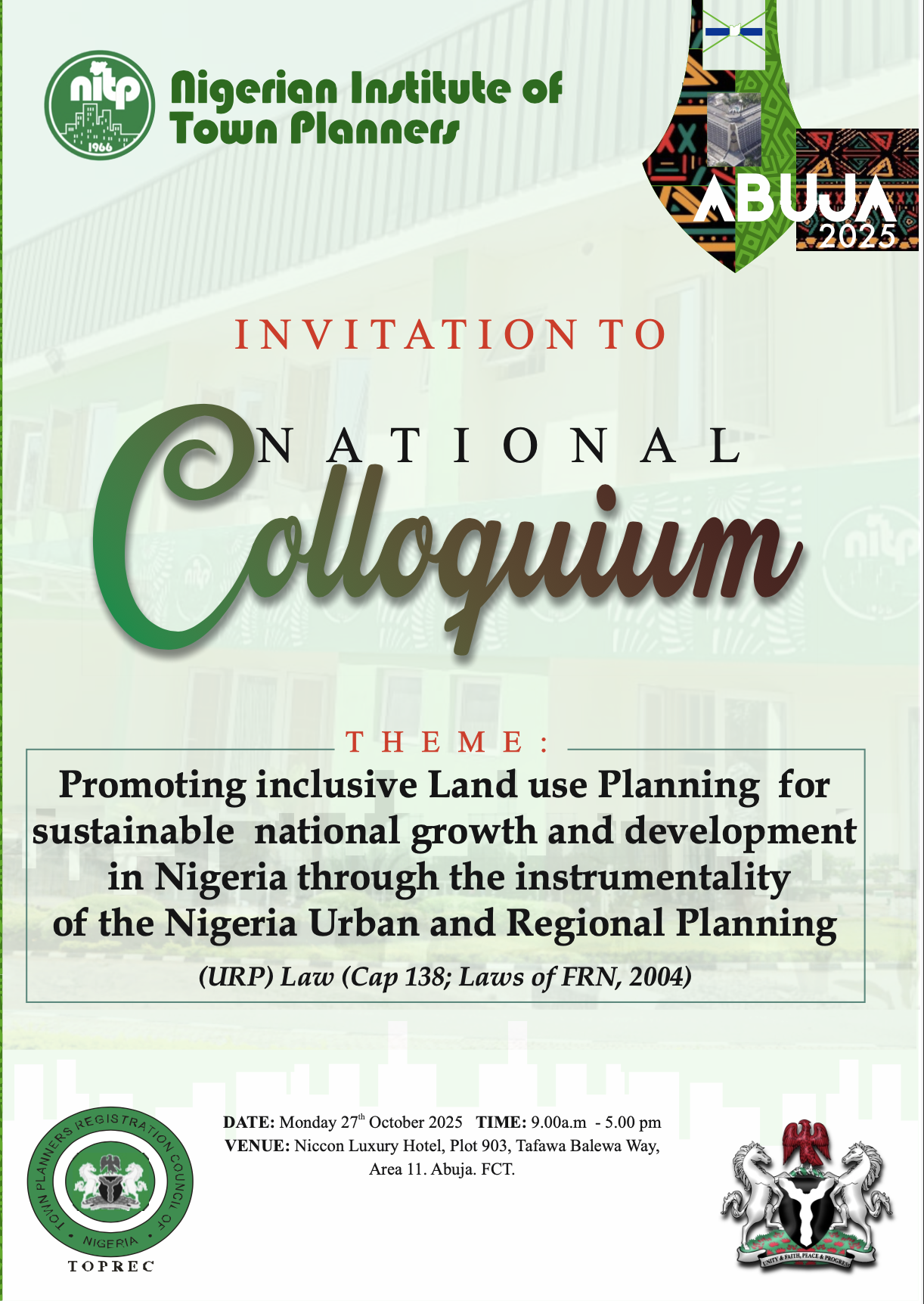 National Colloquium